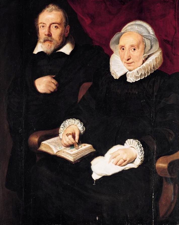 portrait of elisabeth mertens and her late husband 